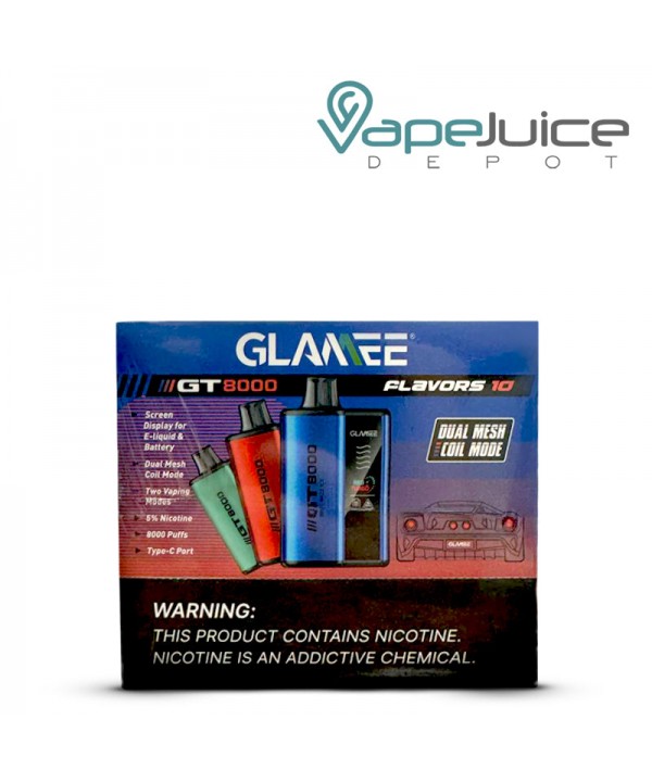 Glamee GT8000 Disposable 10 Pack Bundle