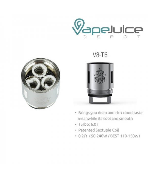 SMOK TFV8 BIG T10-T8-T6-X4 Core Coils
