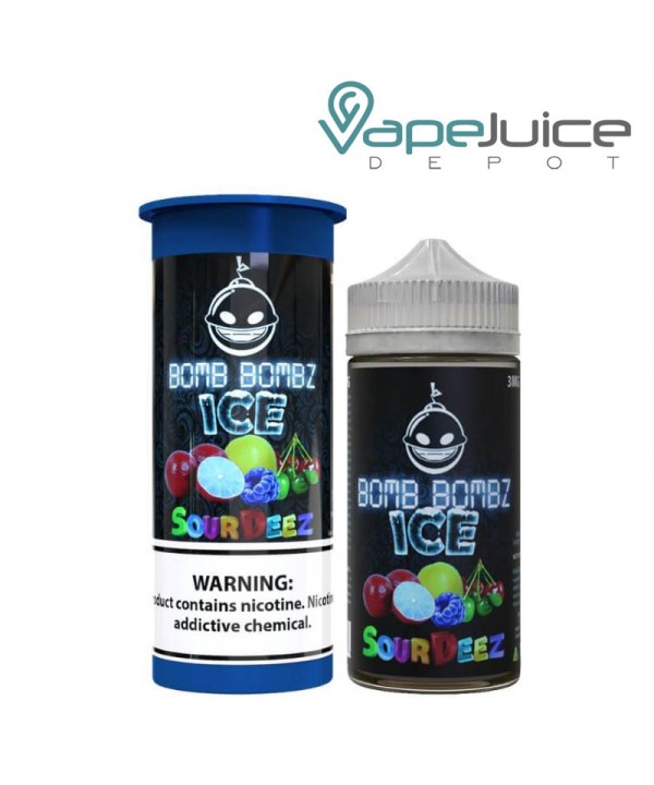 Sour Deez ICE Bomb Bombz eLiquid 100ml