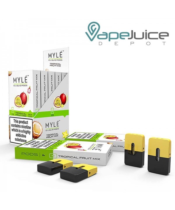MYLE Pods V4 Tropical Fruit Mix - NOT FOR SALE IN US