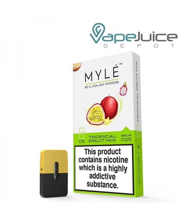 MYLE Pods V4 Tropical Fruit Mix - NOT FOR SALE IN US