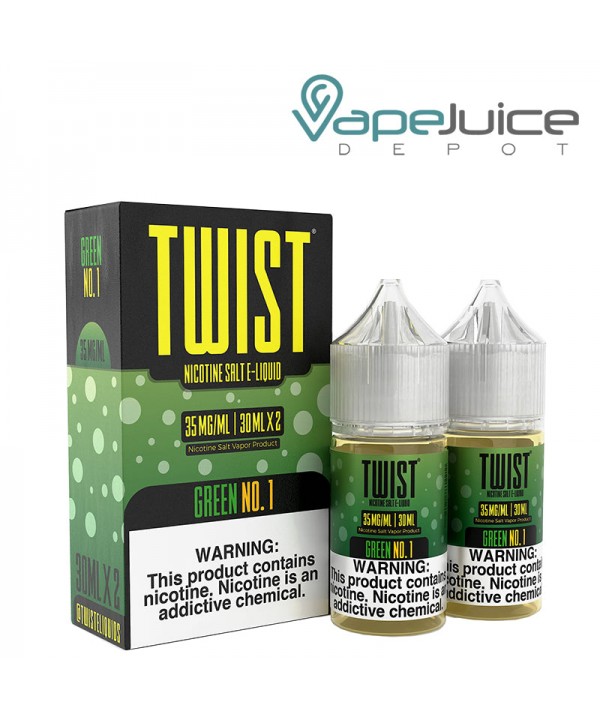 Green No 1 Twist Salt E-Liquid 60ml