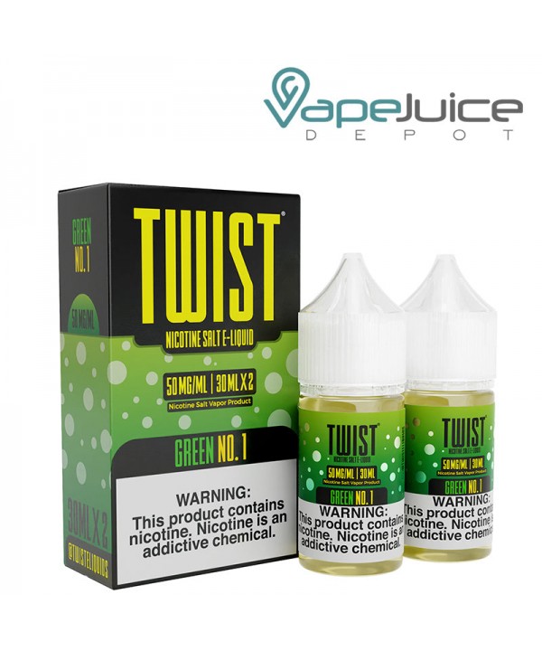 Green No 1 Twist Salt E-Liquid 60ml