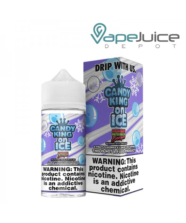 Strawberry Watermelon BubbleGum On Ice Candy King 100ml