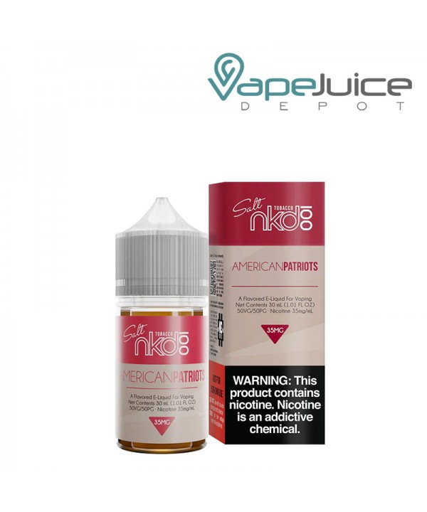 American Patriots Naked 100 Salt eLiquid 30ml