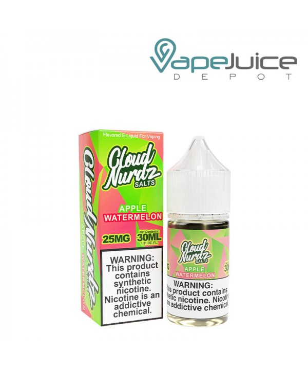 Apple Watermelon Cloud Nurdz TFN Salts 30ml