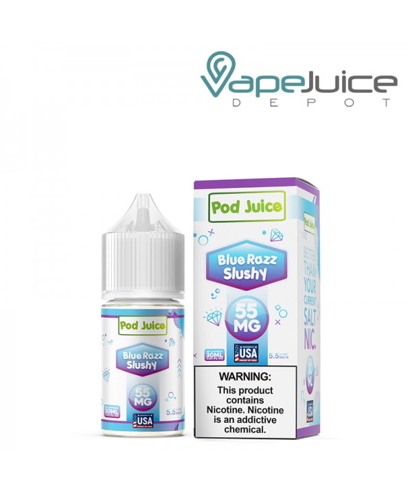 Blue Razz Slushy Pod Juice TFN Salt 30ml