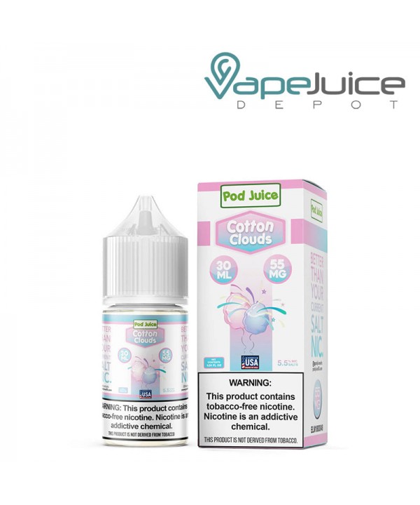 Cotton Clouds Pod Juice TFN Salt 30ml