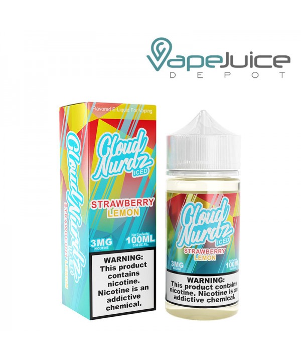 ICED Strawberry Lemon TFN Cloud Nurdz 100ml