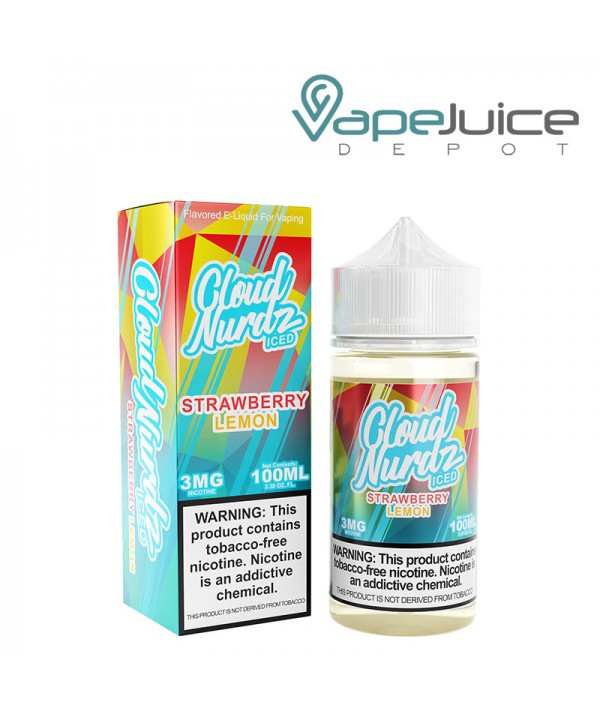 ICED Strawberry Lemon TFN Cloud Nurdz 100ml