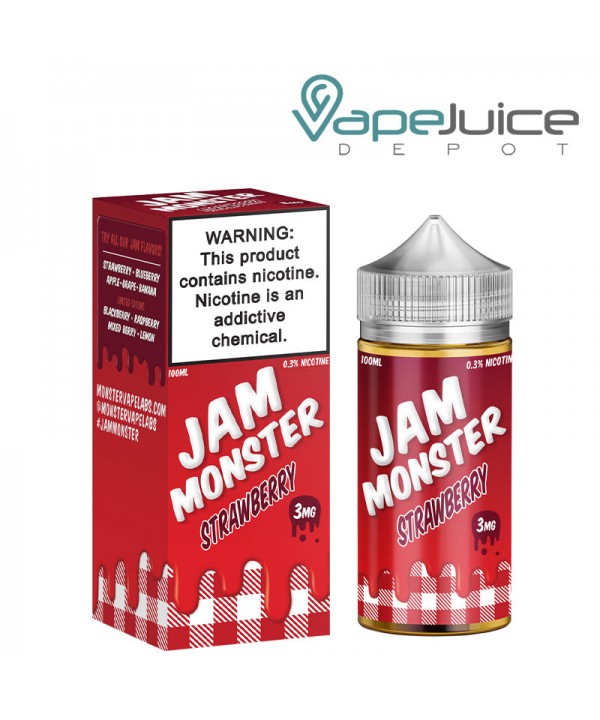 Strawberry Jam Monster eLiquid 100ml