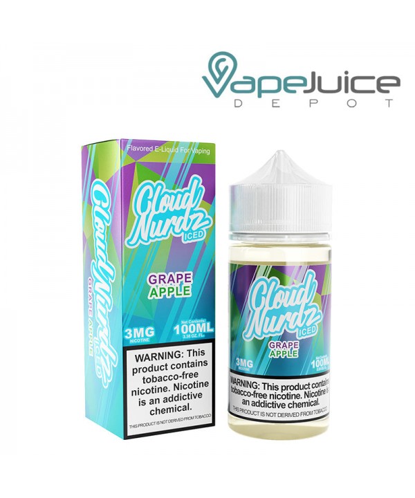 ICED Apple Grape TFN Cloud Nurdz 100ml