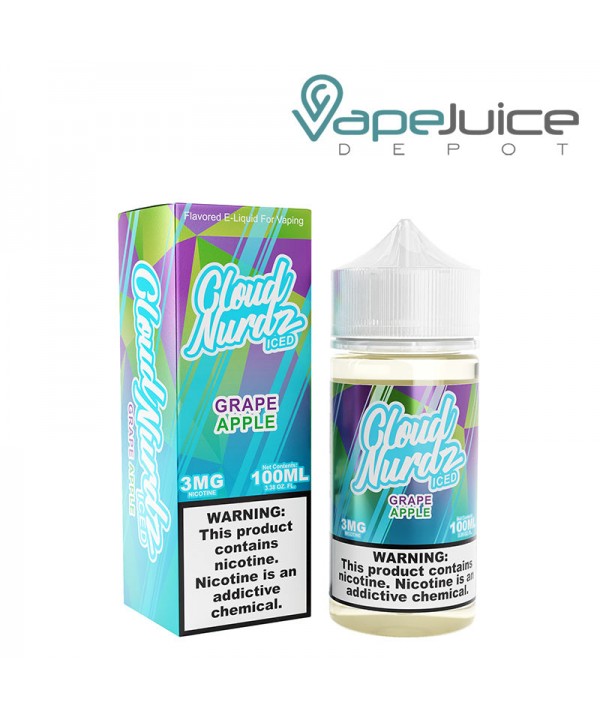 ICED Apple Grape TFN Cloud Nurdz 100ml