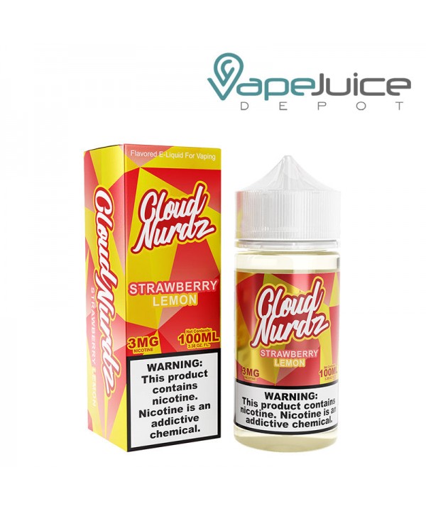 Strawberry Lemon Cloud Nurdz eLiquid 100ml