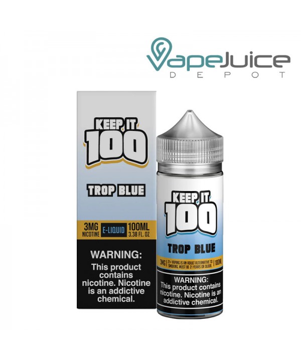 Trop Blue Keep it 100 TFN eLiquid