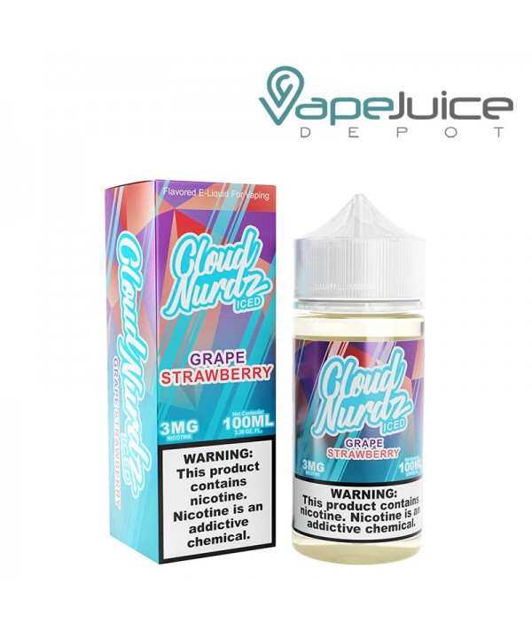 ICED Strawberry Grape TFN Cloud Nurdz 100ml