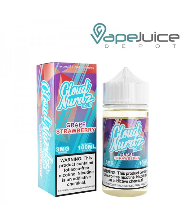 ICED Strawberry Grape TFN Cloud Nurdz 100ml