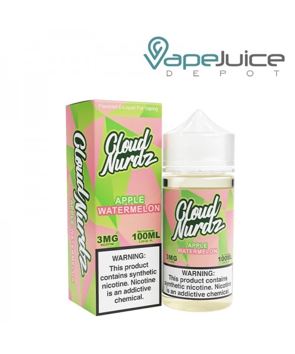 Apple Watermelon Cloud Nurdz eLiquid 100ml