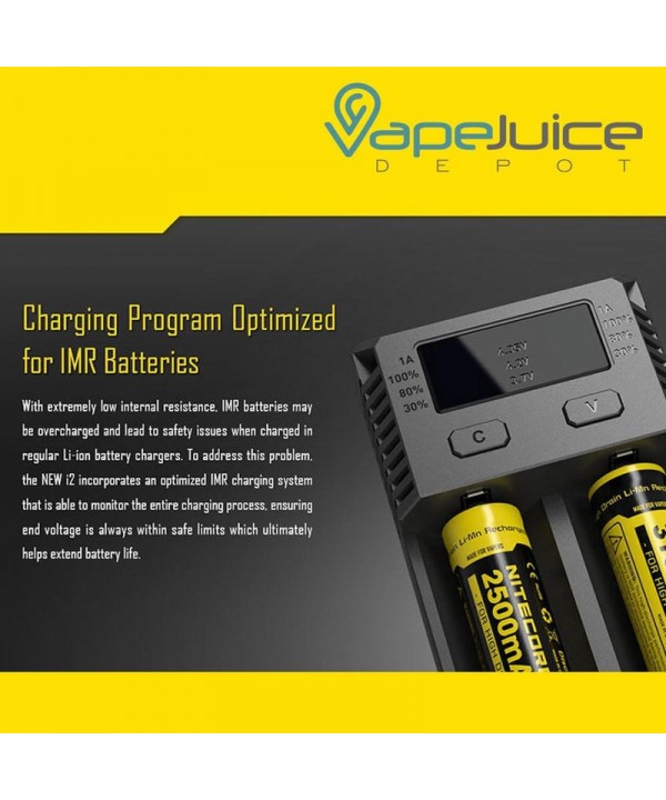 NITECORE Intellicharger NEW i2 Battery Charger