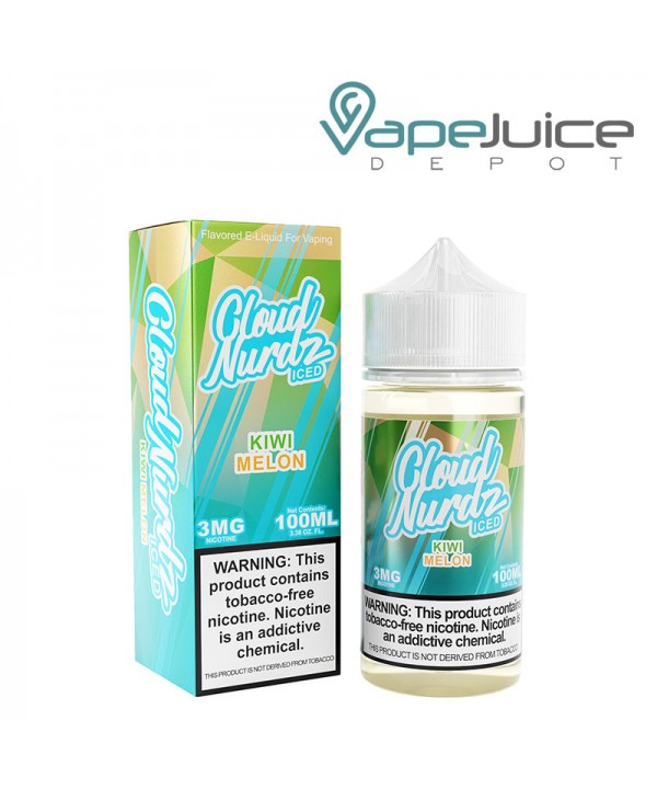 ICED Melon Kiwi TFN Cloud Nurdz eLiquid 100ml