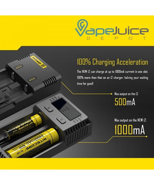 NITECORE Intellicharger NEW i2 Battery Charger