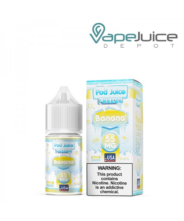 Banana Freeze Pod Juice TFN Salt 30ml