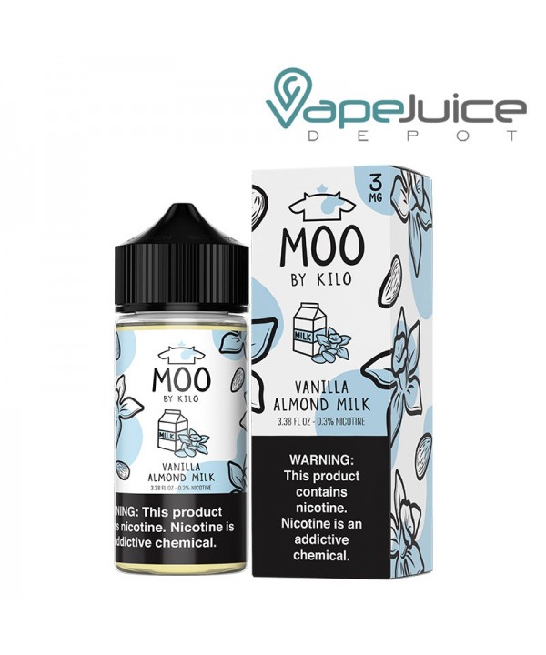 Vanilla Almond Milk Moo eLiquid 100ml