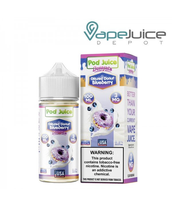 Glazed Donut Blueberry Pod Juice TFN 100ml