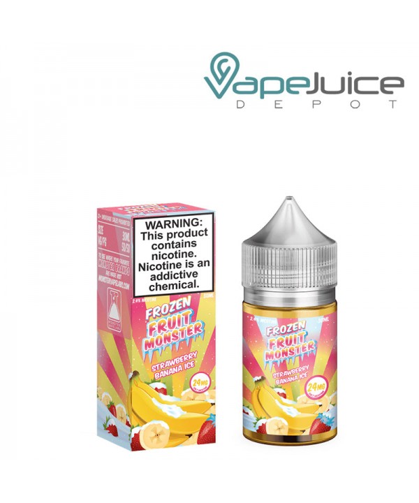 Strawberry Banana Ice TFN Salt Frozen Fruit Monste...