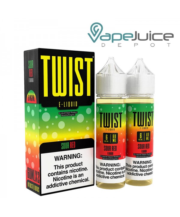 Sour Red Twist E-Liquid 120ml