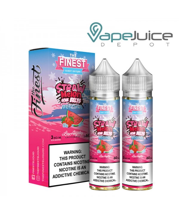 Straw Melon Sour On ICE Finest Sweet & Sour 120ml