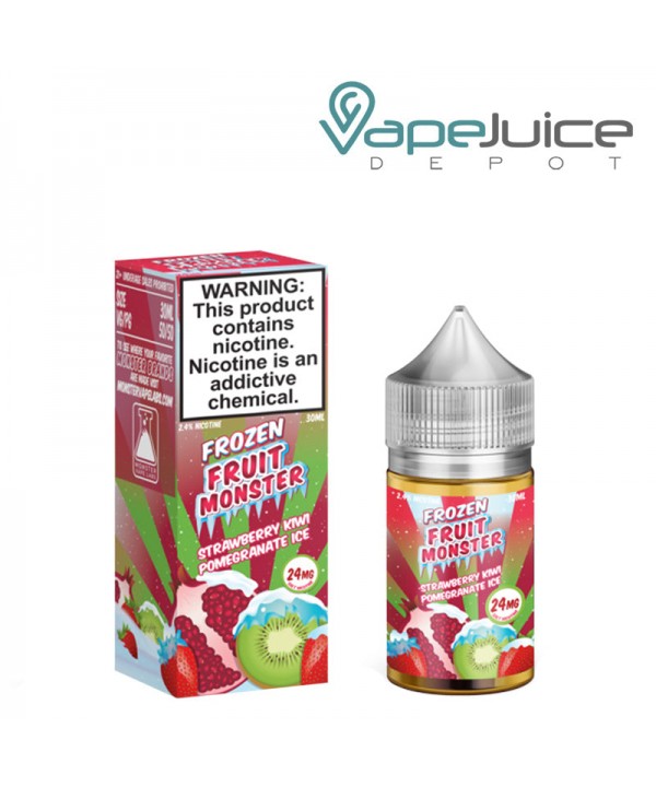 Strawberry Kiwi Pomegranate Ice Frozen Fruit Monst...