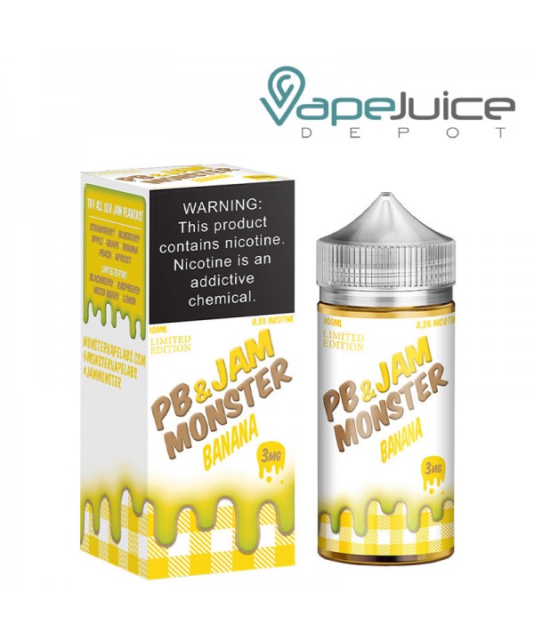 Banana PB and Jam Monster eLiquid 100ml
