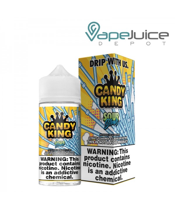 Sour Straws Candy King eLiquid 100ml