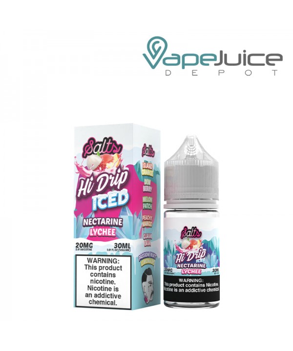 ICED Nectarine Lychee Hi Drip Salts 30ml