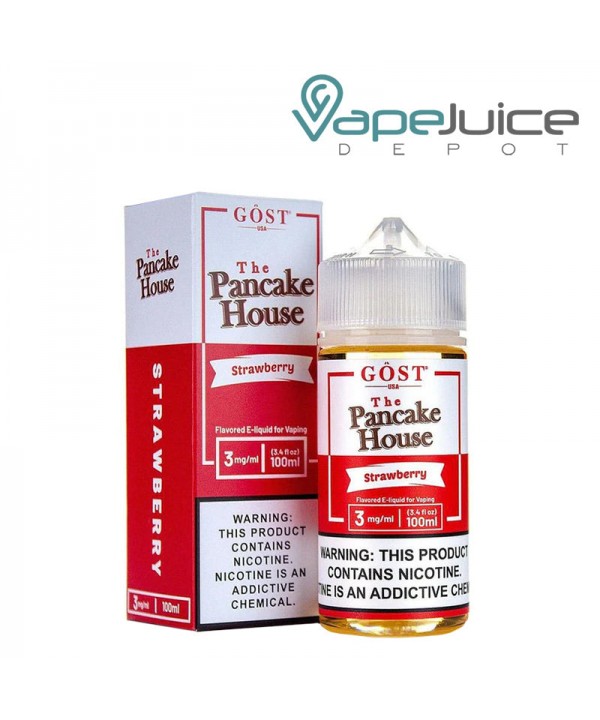 Glazed Strawberry The Pancake House eLiquid 100ml