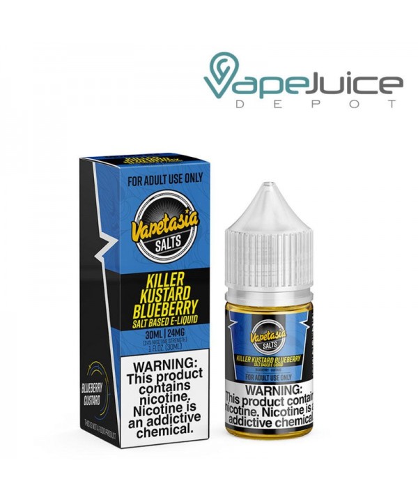 Killer Kustard Blueberry Vapetasia Salts 30ml