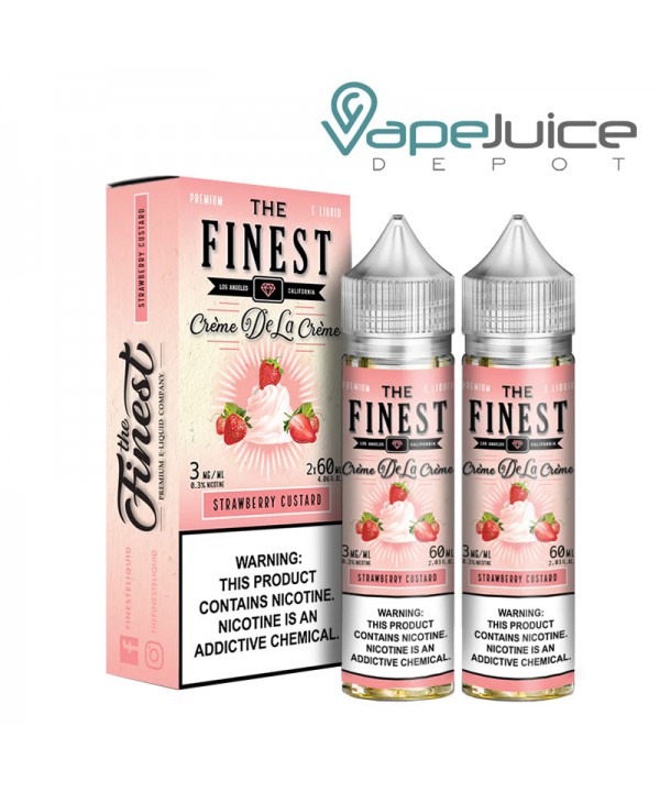 Strawberry Custard Finest eLiquid 120ml