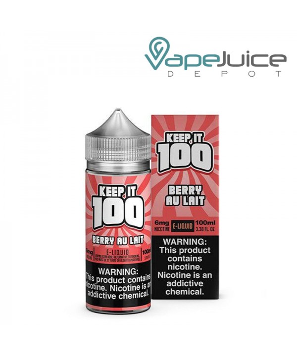 Berry Au Lait Keep it 100 TFN eLiquid