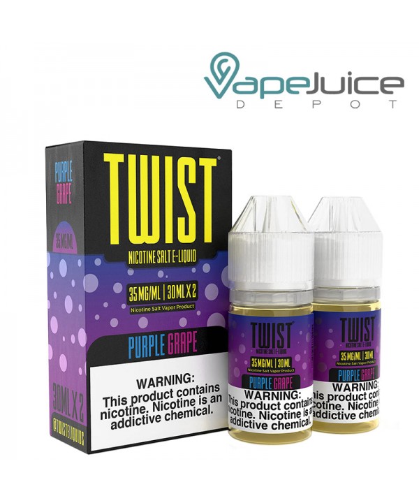 Purple Grape Twist Salt E-Liquid 60ml