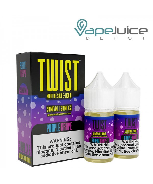 Purple Grape Twist Salt E-Liquid 60ml