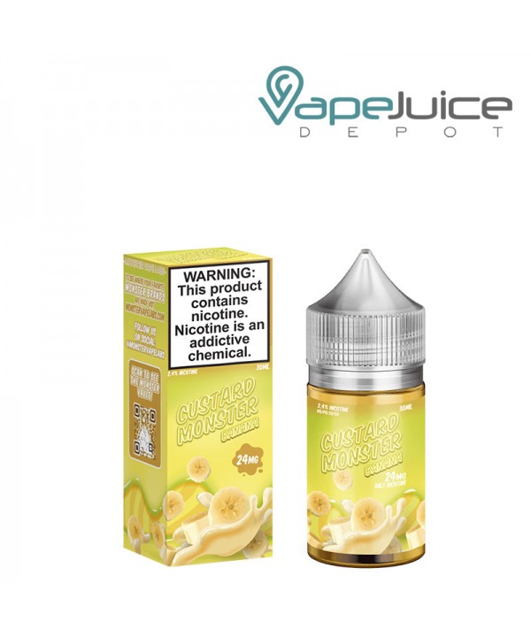 Banana Custard Jam Monster Salts 30ml