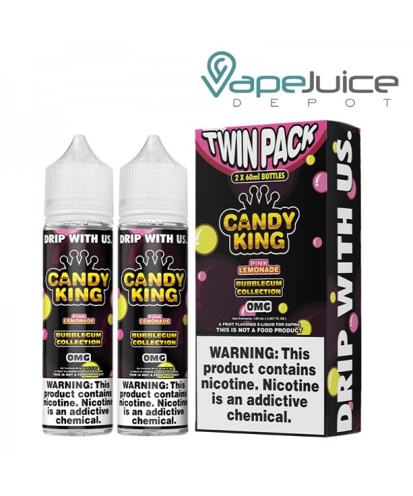 Pink Lemonade Candy King Bubblegum 120ml