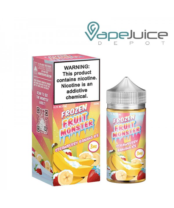 Strawberry Banana Ice TFN Frozen Fruit Monster 100...