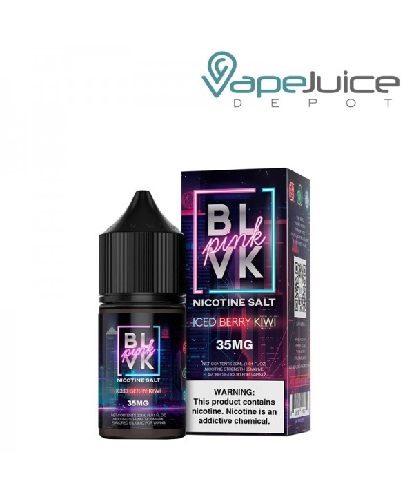 Iced Berry Kiwi Salt BLVK Pink Series 30ml