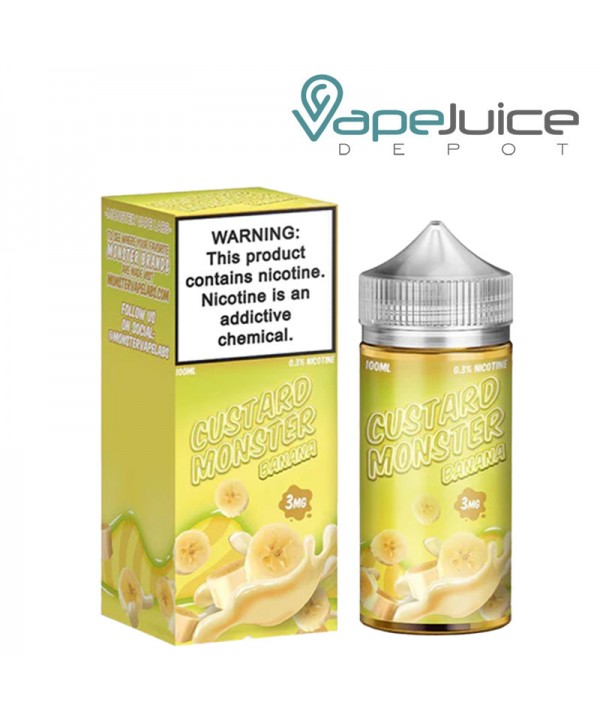 Custard Banana Jam Monster eLiquid 100ml