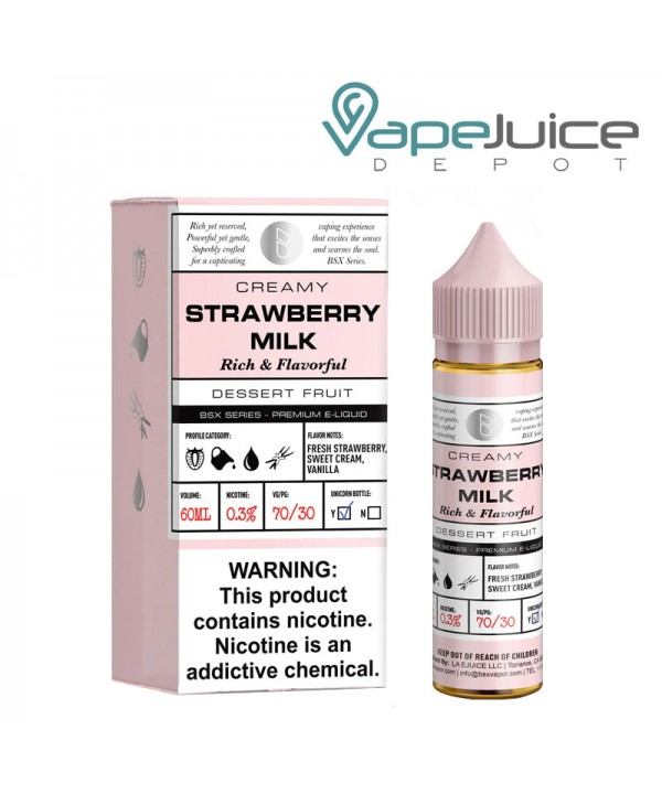 Strawberry Milk Glas Basix Series 60ml