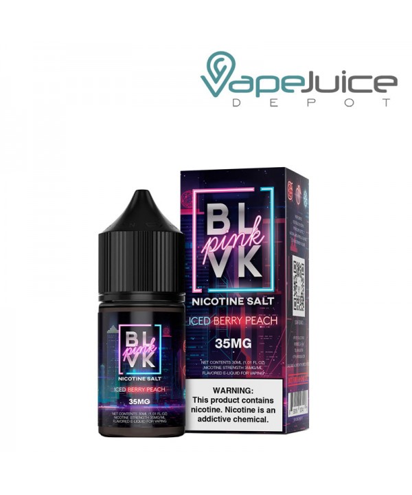 Iced Berry Peach Salt BLVK Pink Series 30ml