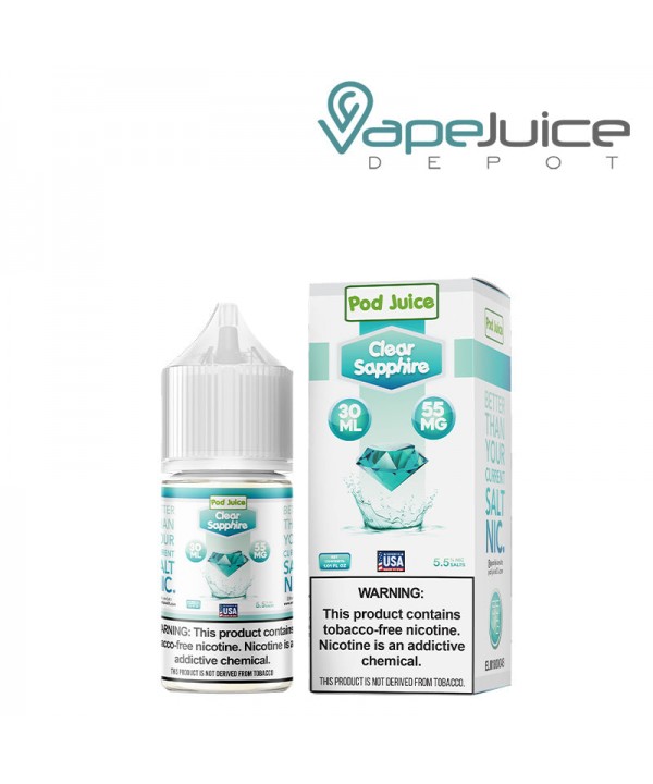 Clear Sapphire Pod Juice TFN Salt 30ml