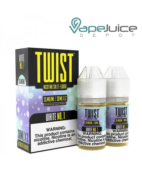 White No 1 Twist Salt E-Liquid 60ml
